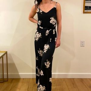 Dynamite Floral Jumpsuit